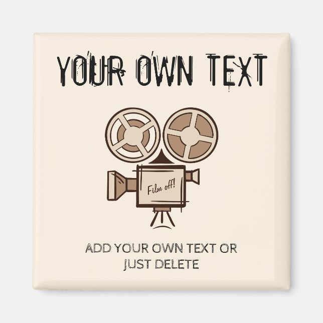 Filmmaker, film producer, director, actor. magnet (Front)