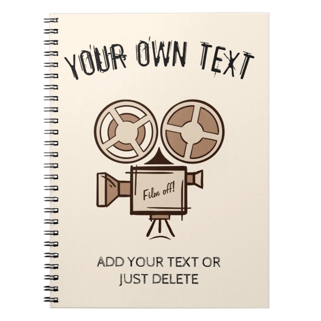 Filmmaker, film producer, director, actor. notebook (Front)