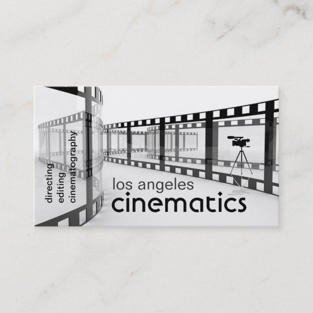 filmmaker's business card (Front)