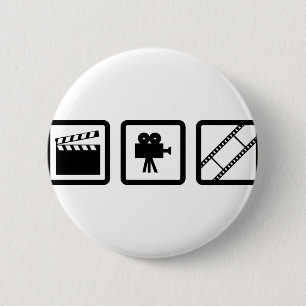 filmmaking gear 6 cm round badge