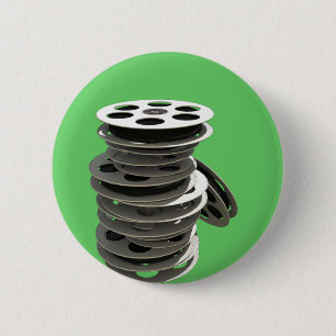 filmreels 6 cm round badge