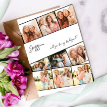 Filmstrip 9 Photo Be Bridesmaid - Party Proposal