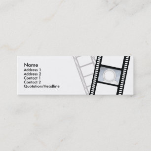 Filmstrip - Skinny Mini Business Card