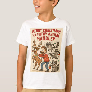 Filthy Animal Handler – Holiday Chaos Edition T-Shirt
