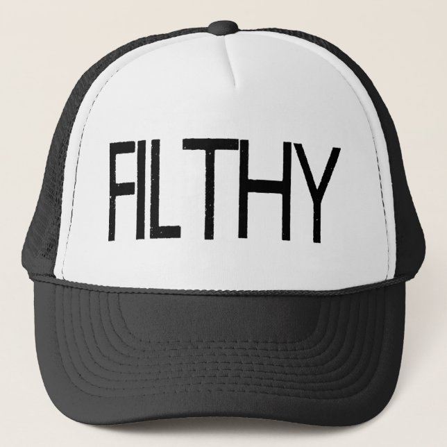 Filthy Dubstep Trucker Hat (Front)