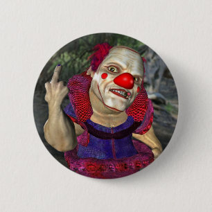 Filthy the Clown 6 Cm Round Badge