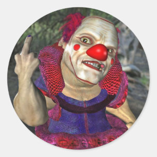 Filthy the Clown Classic Round Sticker