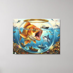 Fin Reversal – Ultimate Role Reversal Canvas Print