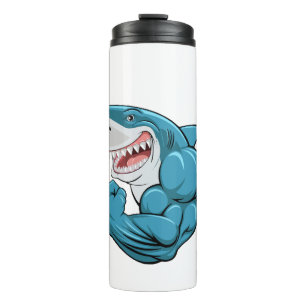 Fin-tastic Gains Thermal Bottle: Stay Hydrated, St Tumbler
