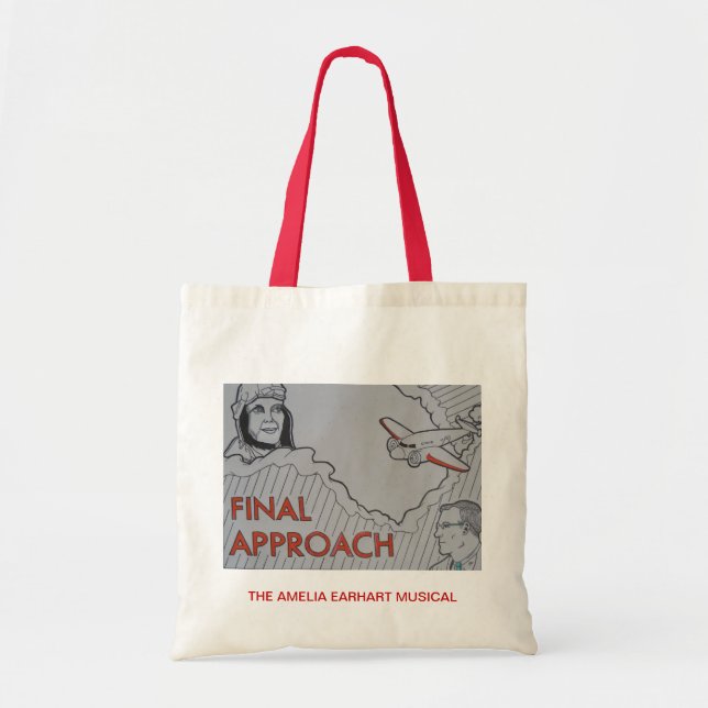 Final Approach: The Amelia Earhart Musical tote (Front)