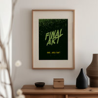 Final Art - Vintage movie poster parody