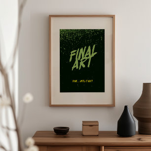 Final Art - Vintage movie poster parody