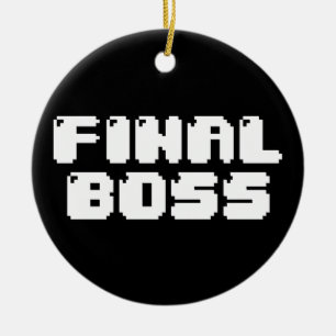 FINAL BOSS CERAMIC TREE DECORATION