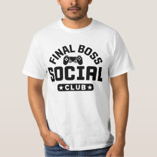 Final Boss Social Club  T-Shirt