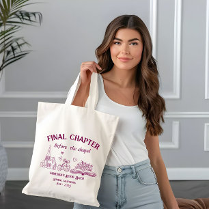 Final Chapter Before the Chapel Book Bachelorette Tote Bag