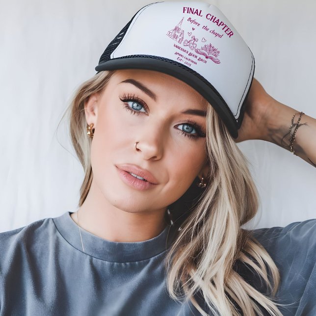 Final Chapter Before the Chapel Book Bachelorette  Trucker Hat (Creator Uploaded)
