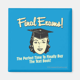 Final Exams: Finally Buy the Text Book Magnet