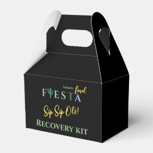 Final Fiesta Bachelorette Recovery Kit Favour Box