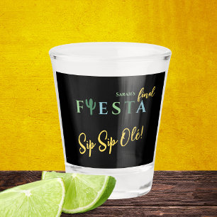 Final Fiesta Cactus Mexican Bachelorette Party Shot Glass