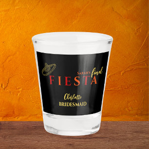Final Fiesta Mexican Bachelorette Party Shot Glass