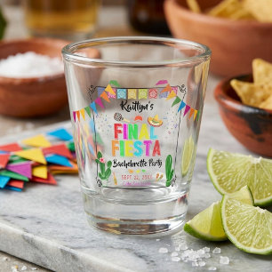 Final Fiesta Mexicana Bachelorette Party Favor Shot Glass