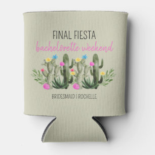 Final Fiesta Personalised Bachelorette Party Can Cooler