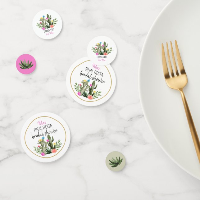 Final Fiesta Personalised Party Confetti (Group)