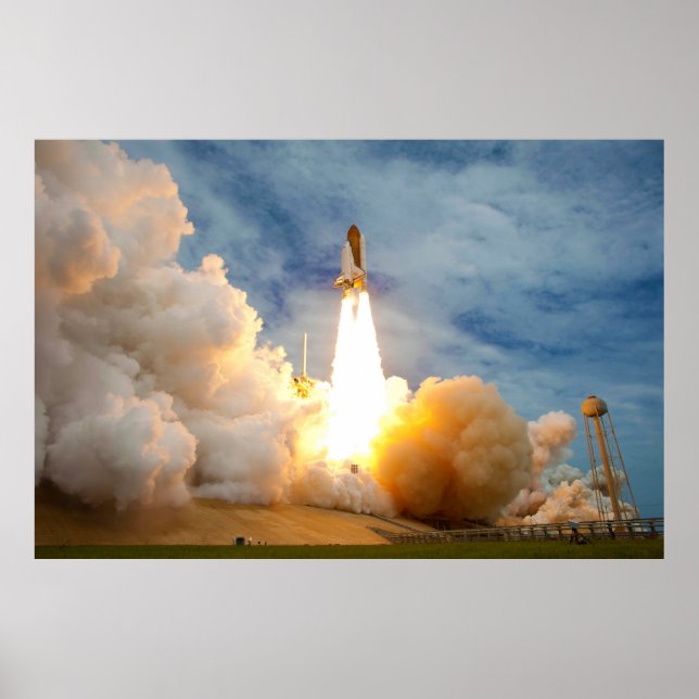 Final Mission Launch of the Space Shuttle Poster (Front)