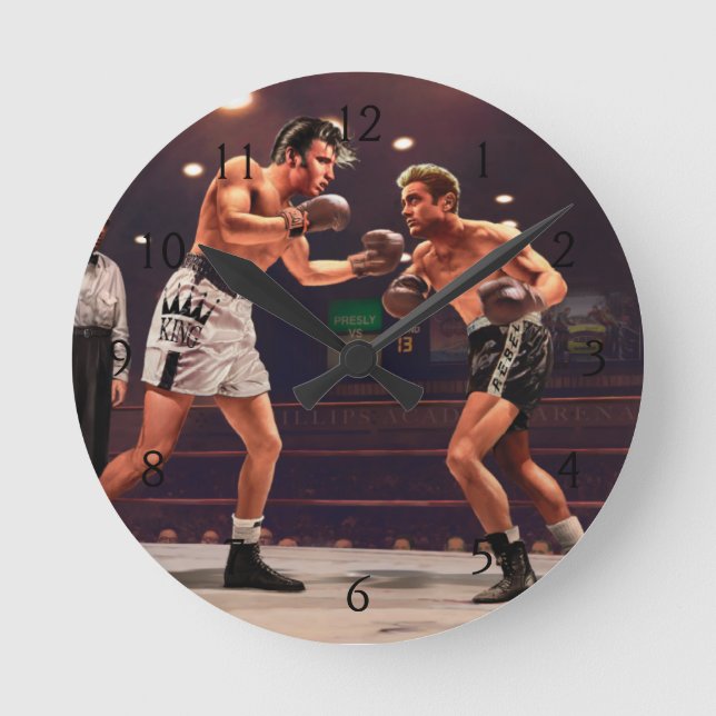 Final Round Round Clock (Front)