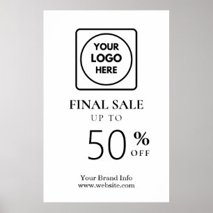 Final Sale Business Event Logo Store Discount Poster