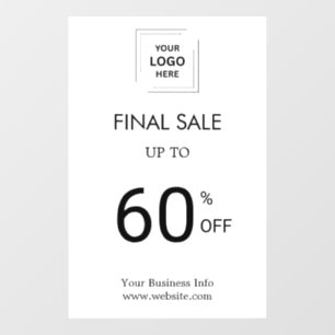 Final Sale Discount   Business Logo Event Store