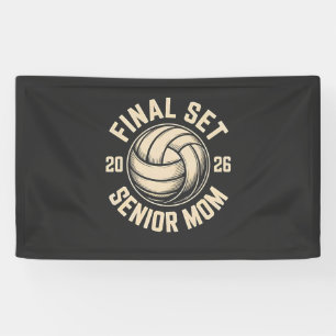Final Set Senior Mum 2026 Graduation Volleyball  Banner
