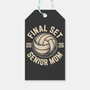 Final Set Senior Mum 2026 Graduation Volleyball  Gift Tags