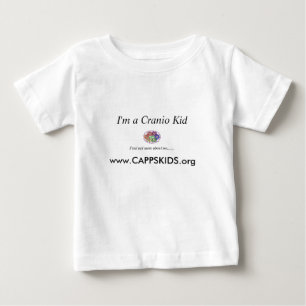FinalLogo3, I'm a Cranio Kid, www.CAPPSKIDS.org... Baby T-Shirt