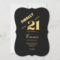 Finally 21 Birthday Party