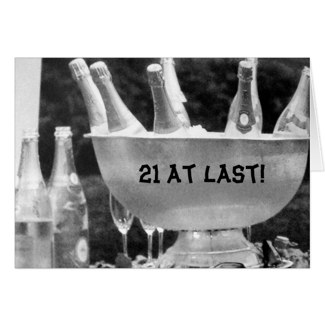 FINALLY "21" IT IS TIME TO PARTY (Front Horizontal)