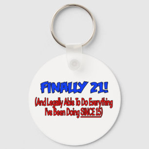 Finally 21! key ring