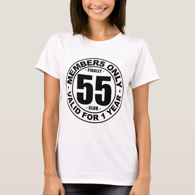 Finally 55 club T-Shirt (Front)
