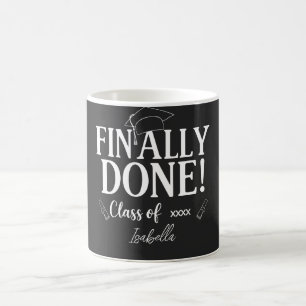 Finally Done Class Of 2026 Graduation  Customised  Coffee Mug