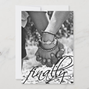 Finally Engagement Announcement