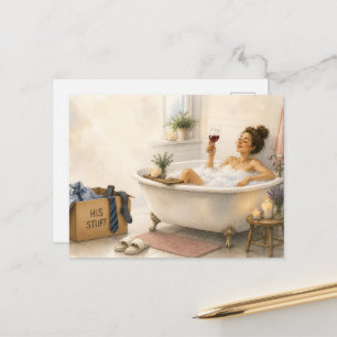 Finally Free - Happy Divorce Gift Postcard