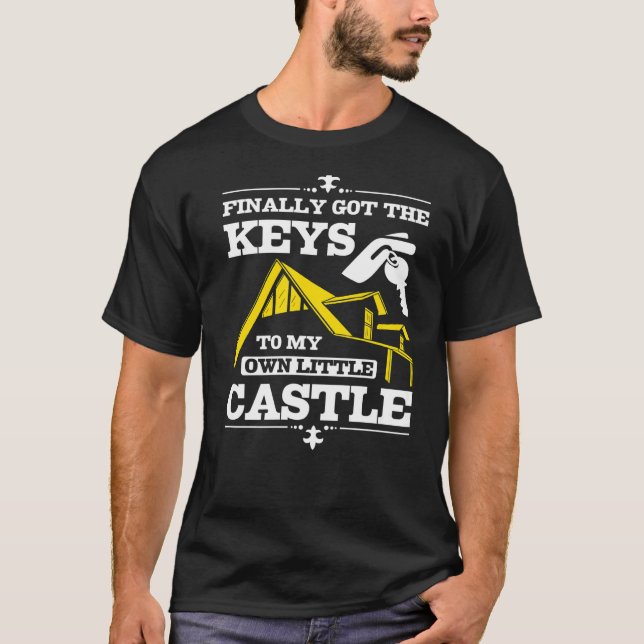 Finally got the keys to my own little castle Premi T-Shirt (Front)