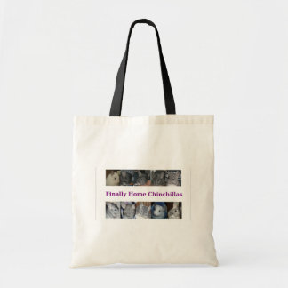 Finally Home Chinchillas Logo Tote Bag
