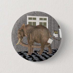 Finally Housebroken 6 Cm Round Badge