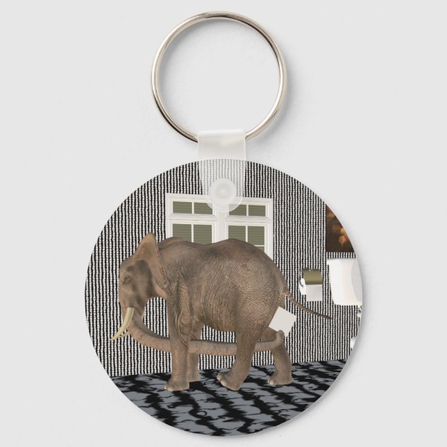 Finally Housebroken Key Ring (Front)