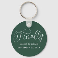 Finally Minimalist Wedding Save the Date