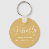 Finally Minimalist Wedding Save the Date