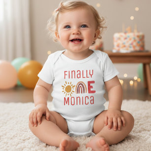 Finally one boho name Baby Bodysuit