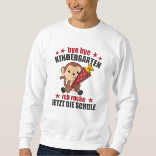 Finally Schoolkind Monkey School Bag Rock The Sweatshirt