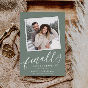 Finally   Snapshot Photo Save the Date